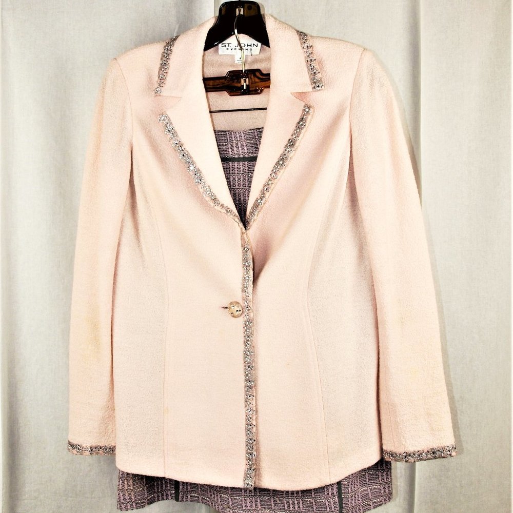 St. John Evening Embellished Jacket / Sweater - Size 4